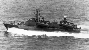 Soviet era Osa class missile boat