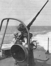 A WW2 Oerlikon 20 mm gun
